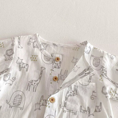 PlayPatch – Cartoon Cotton Romper for Babies